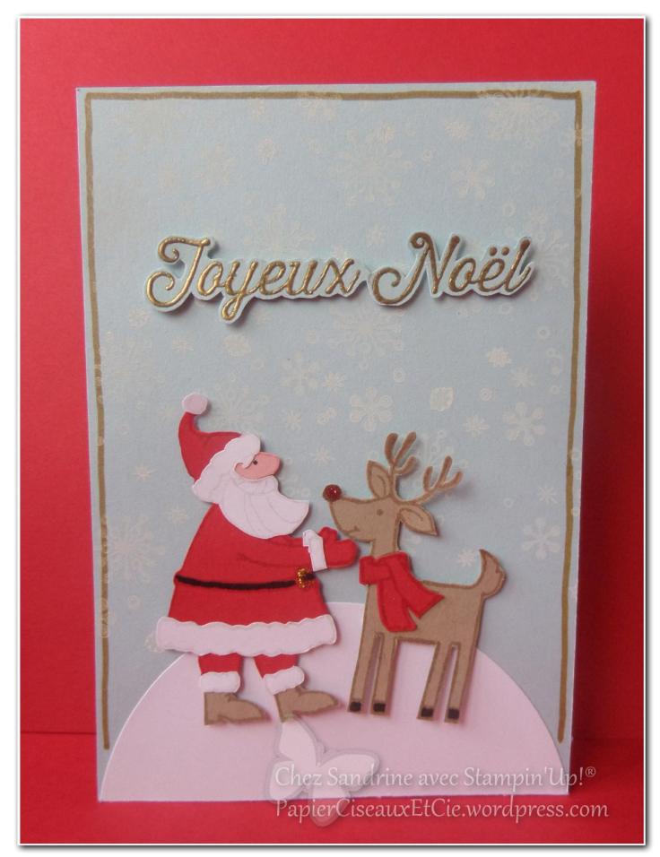 carte noel christmas santa gift stampinup papierciseauxetcie.wordpress.com